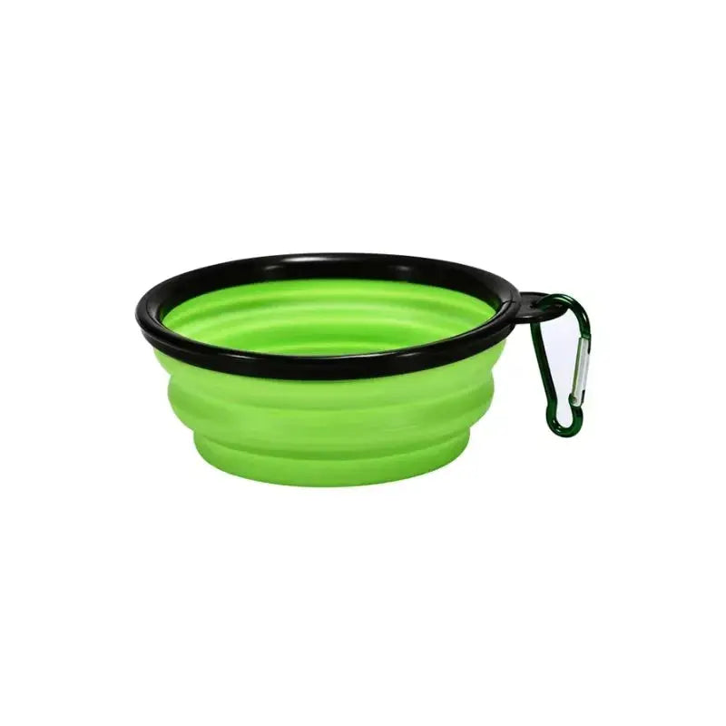 New 350ml Folding Bowl With Keychain Pet Bowl Portable Travel Dog Bowl Convenient Cat bowl Non-deformable Folding Bowl Gazebo Pet Hub
