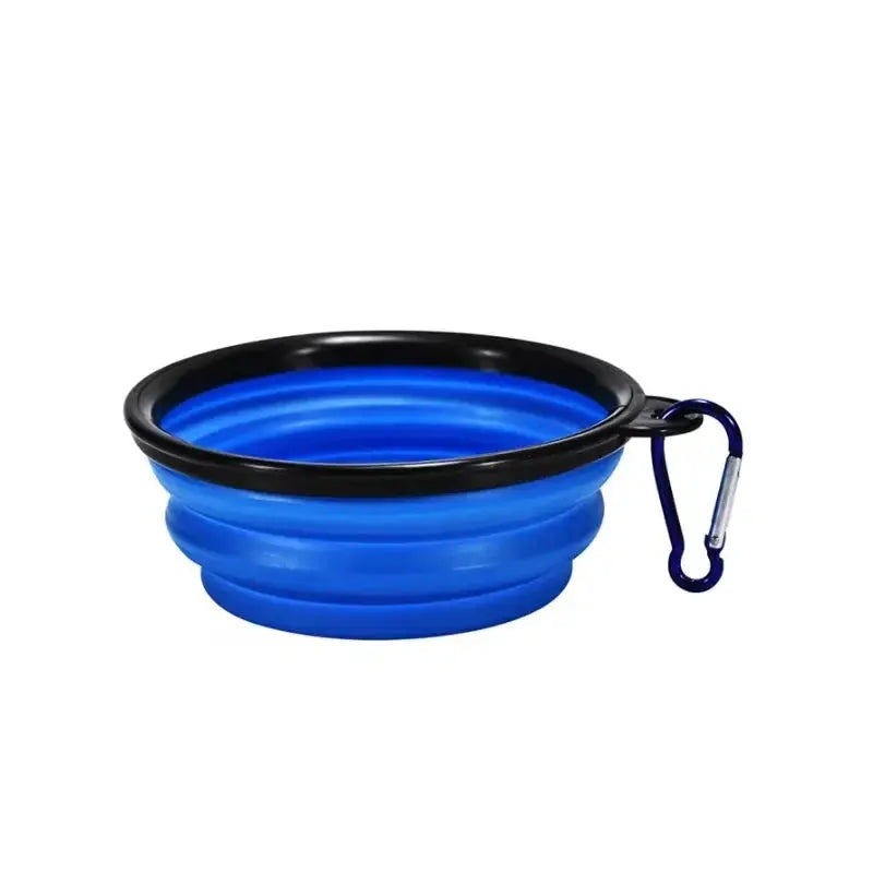 New 350ml Folding Bowl With Keychain Pet Bowl Portable Travel Dog Bowl Convenient Cat bowl Non-deformable Folding Bowl Gazebo Pet Hub