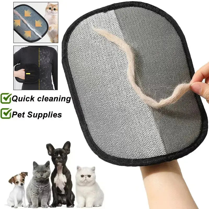 Pet Hair Remover Portable Washable Clothes Hair Dehairing Gloves Pet Cleaning Products Pet Accessories Gazebo Pet Hub