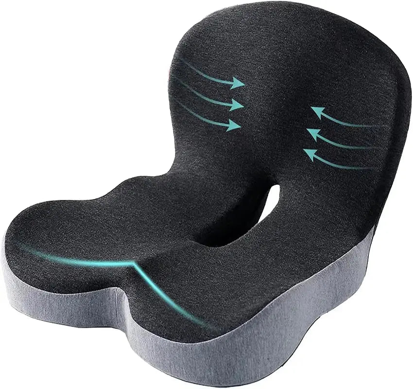 Memory Foam Cushion Lumbar Support Chair Waist Pillow