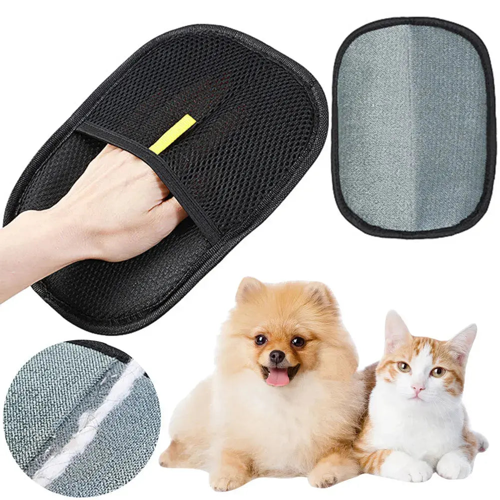 Cat Hair Cleaner Pet Gloves Household Hair Remover Cat Dog Hair Remover Brush Remover Hair Sticking Device Home Hair Scraper Gazebo Pet Hub