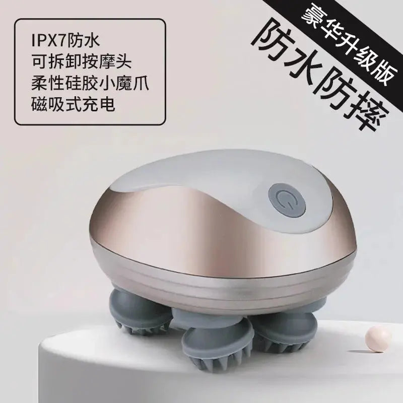 Electric Cat Head Massager Pet Grooming Tool Relaxation Device for Cats Dogs Headwear with Soothing Function Gazebo Pet Hub