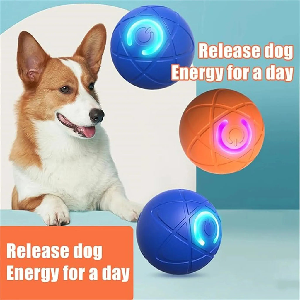 Smart Dog Toy Ball Electronic Interactive Pet Toy Moving Ball USB Automatic Moving Bouncing for Puppy Birthday Gift Cat Products Gazebo Pet Hub