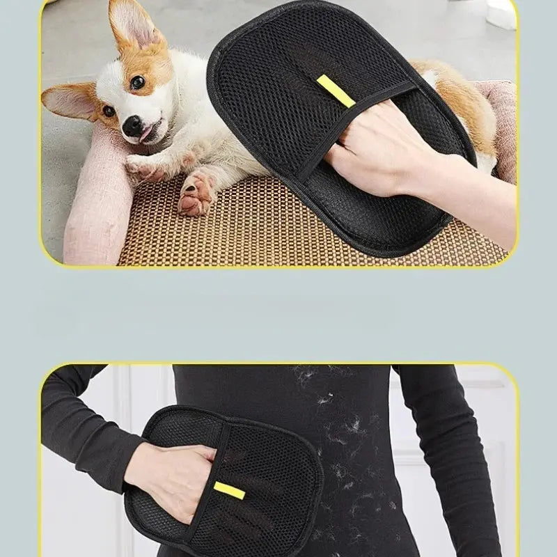 Pet Hair Remover Portable Washable Clothes Hair Dehairing Gloves Pet Cleaning Products Pet Accessories Gazebo Pet Hub