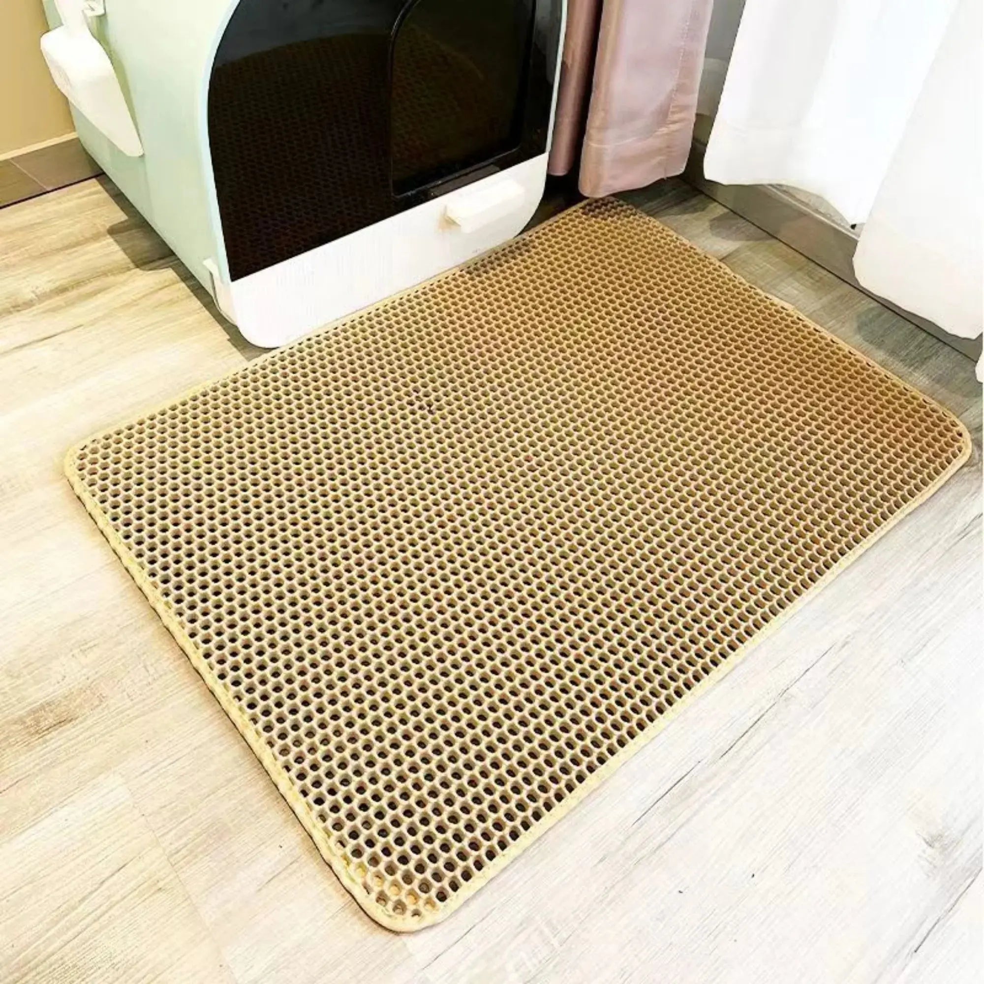 Cat Litter Mat With Gift Double Layer Waterproof Pet Litter Box Mat Non-slip Sand Cat Pad Washable Bed Mat Clean Pad Products Gazebo Pet Hub