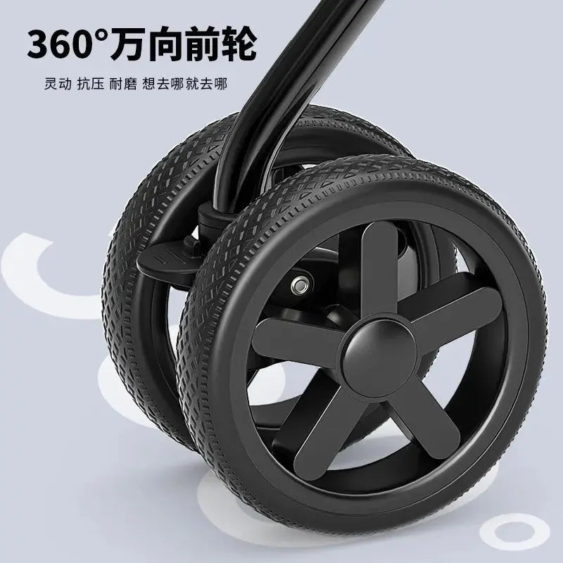 Lightweight Foldable Pet Stroller for Dogs Outdoor Travel Pure Color Pet Carrier Gazebo Pet Hub