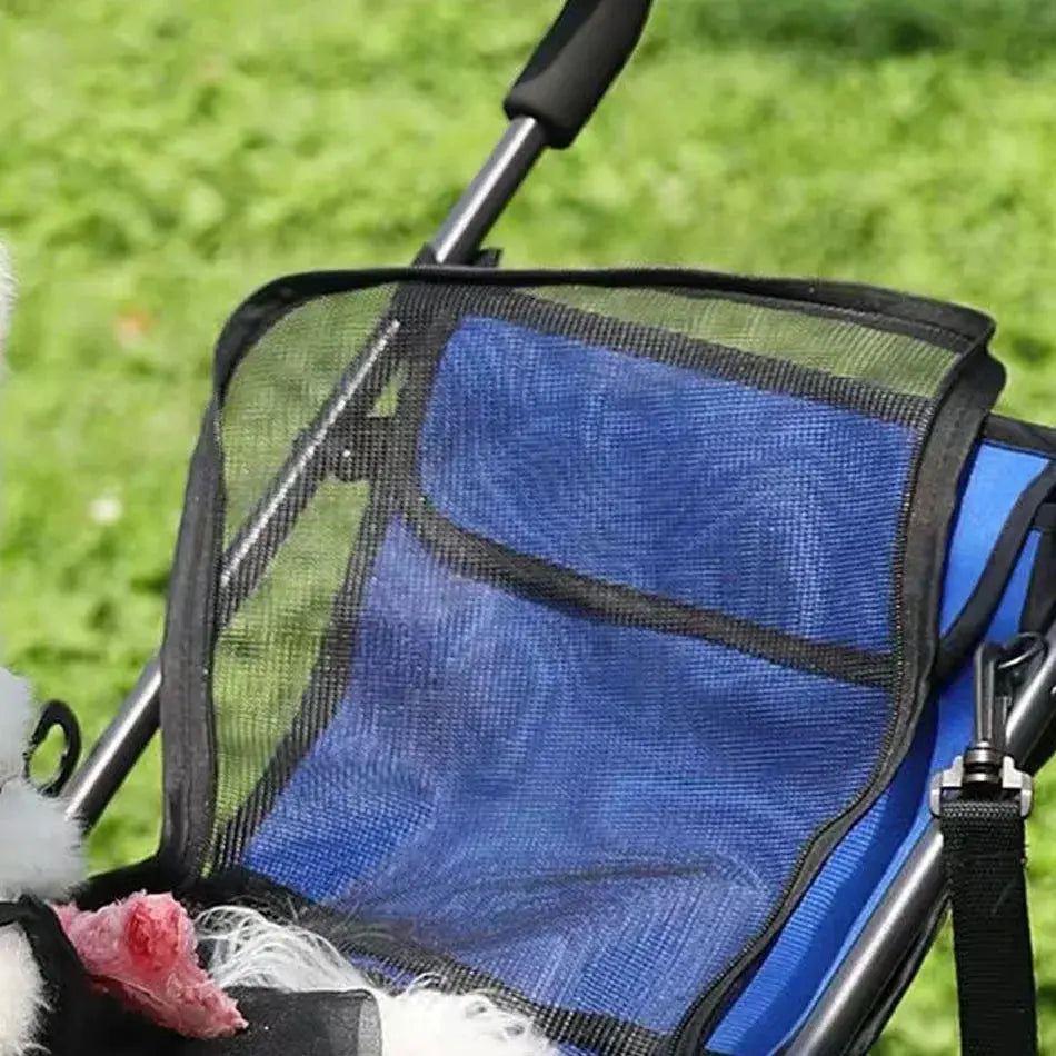 Pet Stroller M S Dog Cat Cage Jogger 4 Wheels Waterproof Puppy Travel Folding Carrier Pet Stroller Gazebo Pet Hub