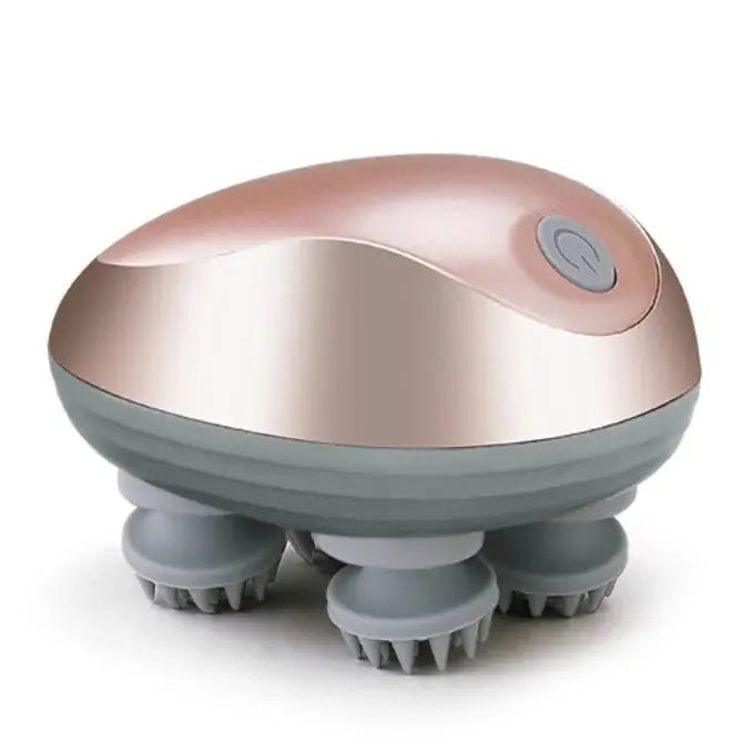 Cat Head Massager - Mini Handheld Electric Scalp Relaxation Tool with 3 Adjustable Settings Gazebo Pet Hub