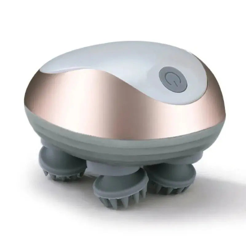 Cat Head Massager - Mini Handheld Electric Scalp Relaxation Tool with 3 Adjustable Settings Gazebo Pet Hub