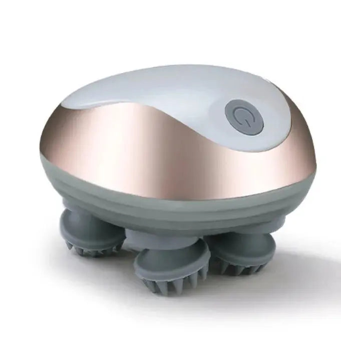 Cat Head Massager - Mini Handheld Electric Scalp Relaxation Tool with 3 Adjustable Settings Gazebo Pet Hub