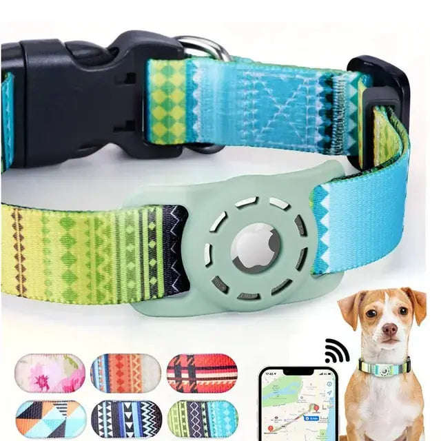 Digital Printing Collar for Apple Airtag - Pets Accessories Gazebo Digital Mart