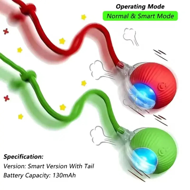 Cat Interactive Training Automatic Moving Ball Kitten Electric Ball Toy Gazebo Pet Hub