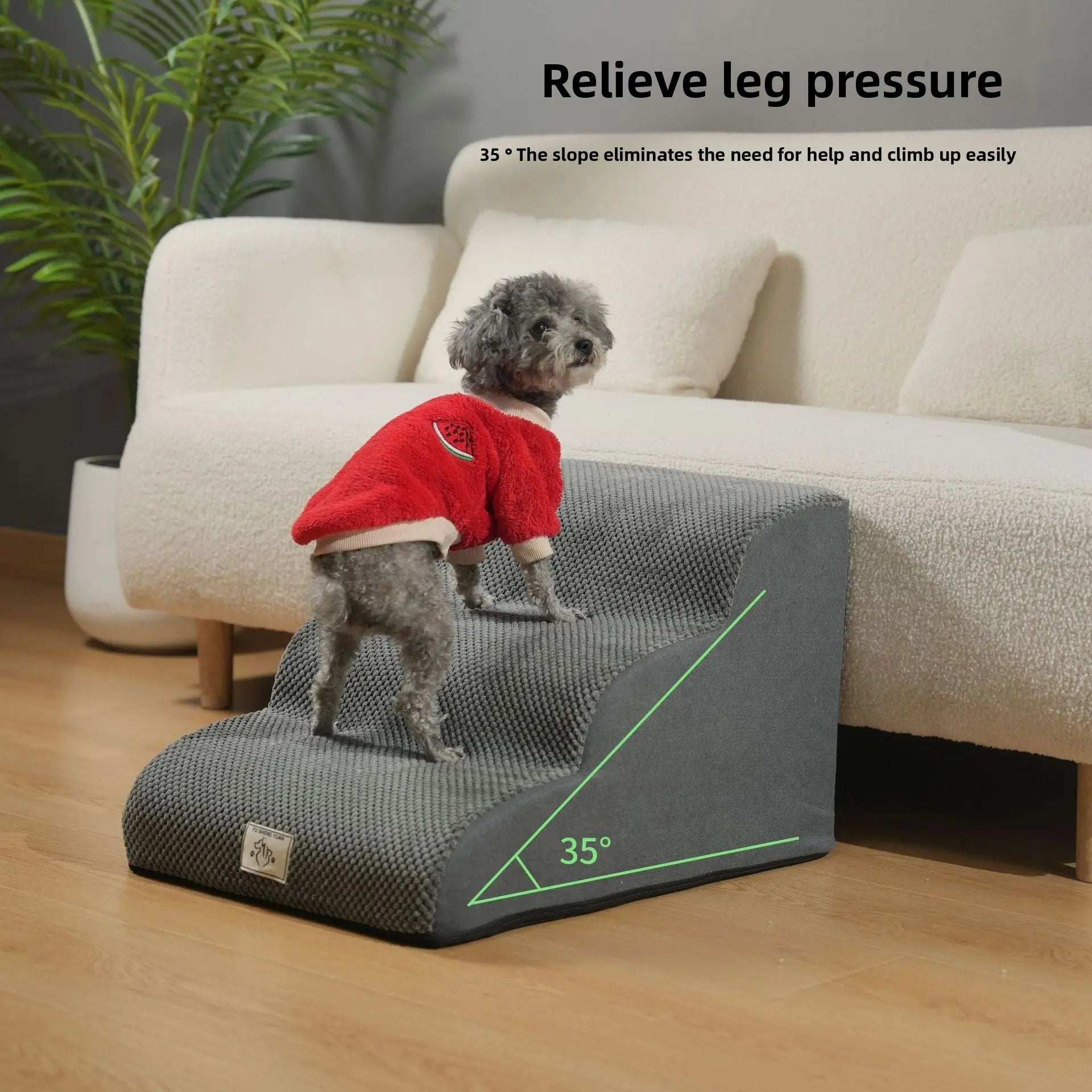 Detachable and washable small anti-slip climbing ladder for pets Gazebo Pet Hub