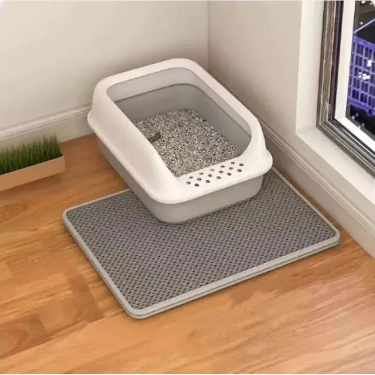 Double-Layer Cat Litter Mat Gazebo Pet Hub