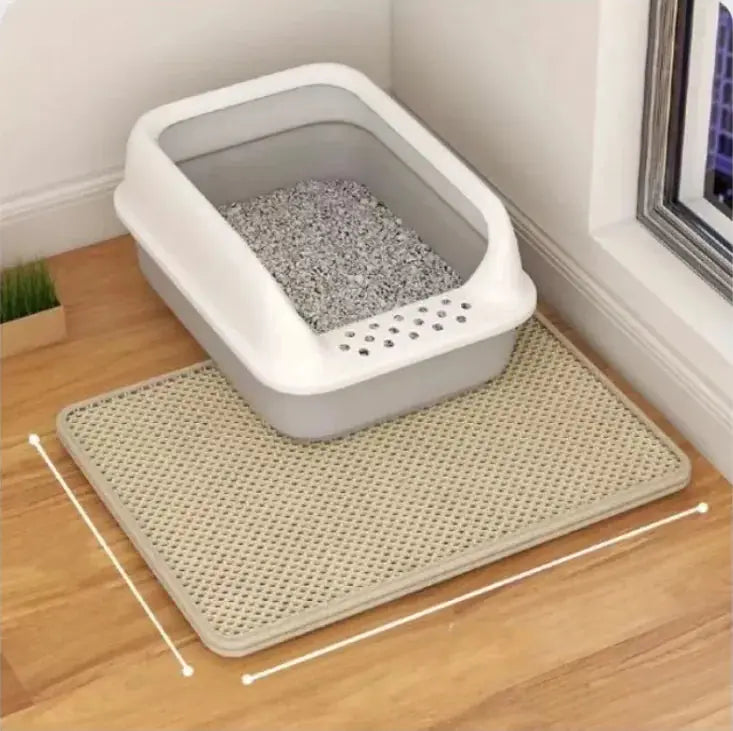 Double-Layer Cat Litter Mat Gazebo Pet Hub