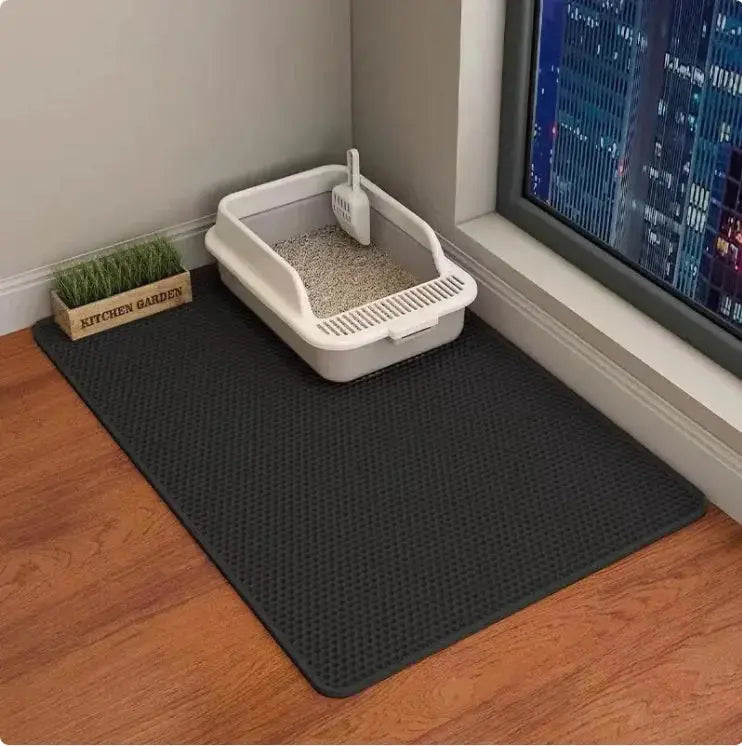 Double-Layer Cat Litter Mat Gazebo Pet Hub