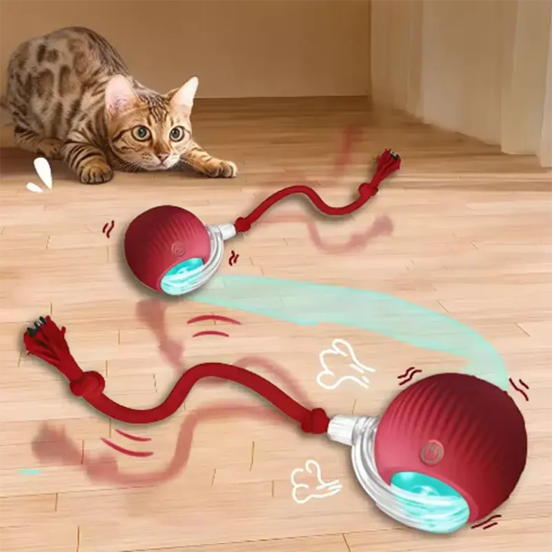 Hot cat toys are automatically teasing cat balls and self-exciting cat sticks and ticks and resistant to wear and bite pet toys Gazebo Pet Hub