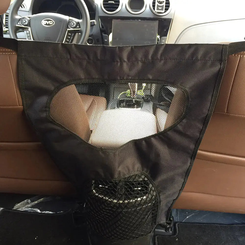 Pet Car Accessories - Rear Seat Pet Barrier for Dogs Gazebo Pet Hub