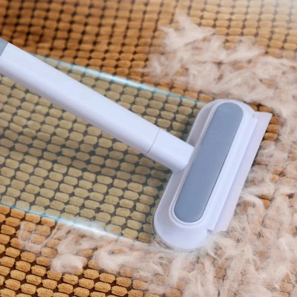 Pet Multi-function Brusher with Squeegee Cat Hair Remover Brush Reusable Dog Lint Cleaner Brush for Carpet Bed Sofa Blanket Gazebo Pet Hub