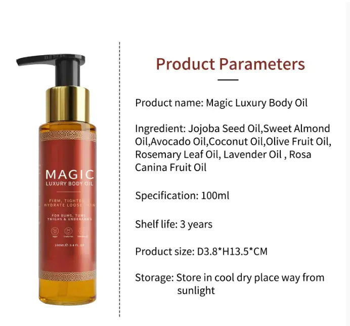 Magic Body Oil Gazebo Digital Mart