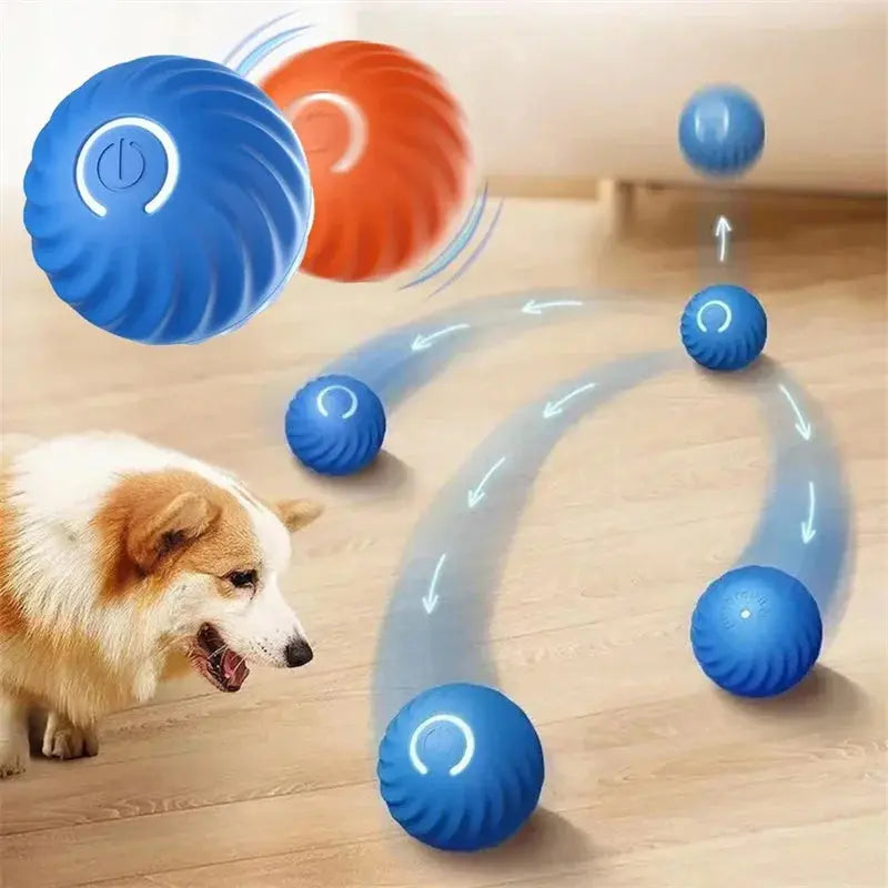 Smart Dog Toy Ball Electronic Interactive Pet Toy Moving Ball USB Automatic Moving Bouncing for Puppy Birthday Gift Cat Products Gazebo Pet Hub