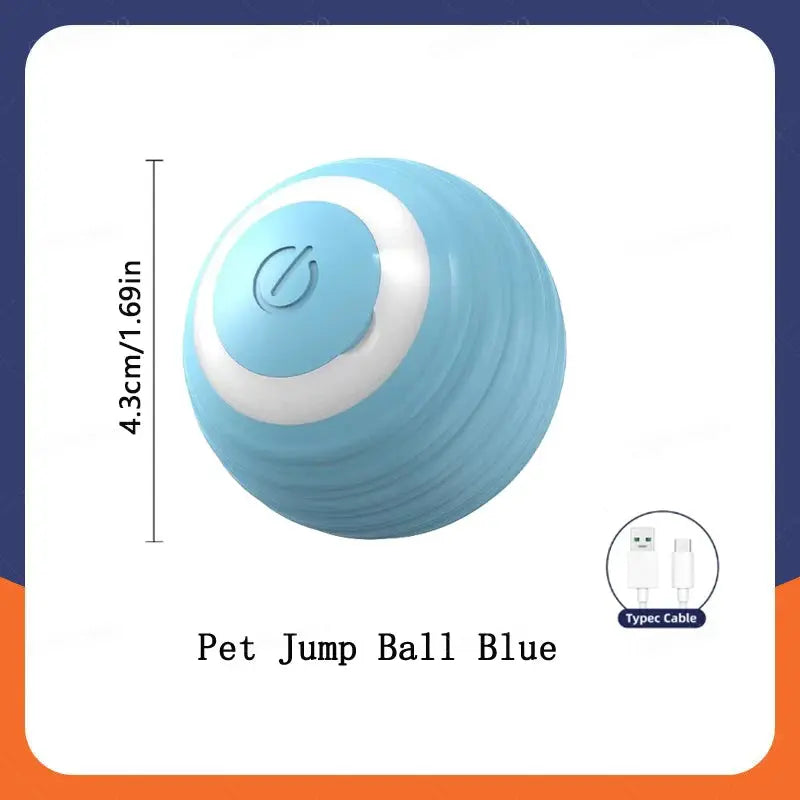 Smart Dog Toy Ball Electronic Interactive Pet Toy Moving Ball USB Automatic Moving Bouncing for Puppy Birthday Gift Cat Products Gazebo Pet Hub