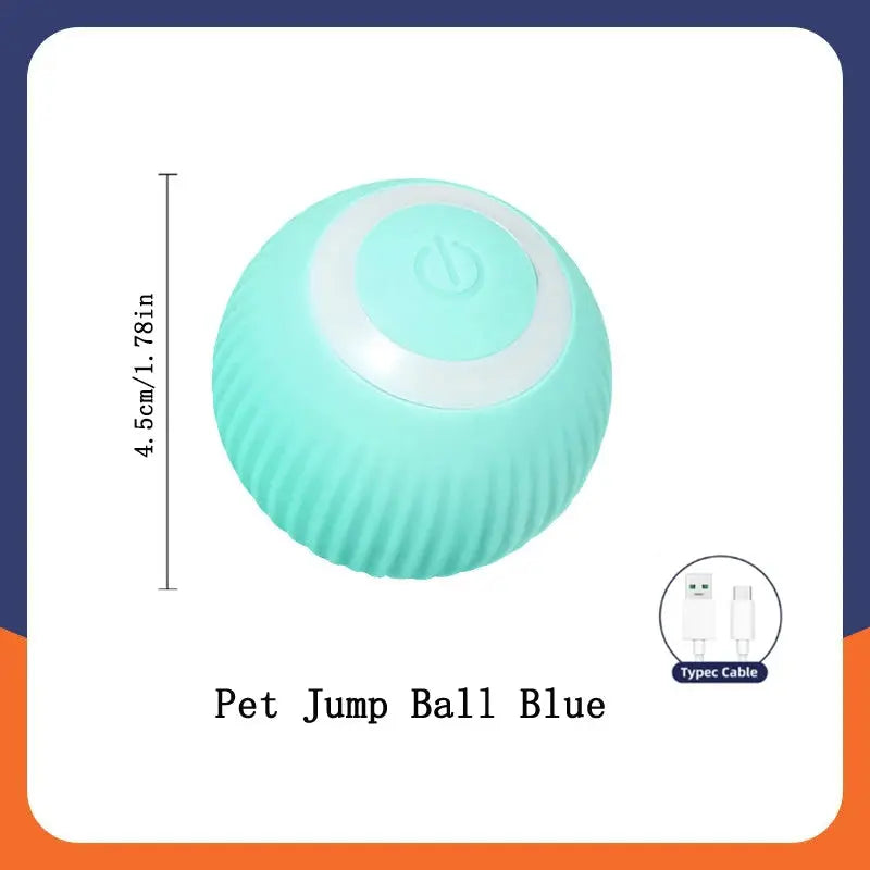 Smart Dog Toy Ball Electronic Interactive Pet Toy Moving Ball USB Automatic Moving Bouncing for Puppy Birthday Gift Cat Products Gazebo Pet Hub