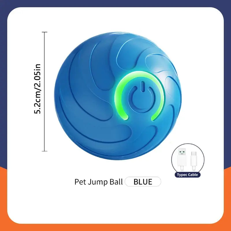 Smart Dog Toy Ball Electronic Interactive Pet Toy Moving Ball USB Automatic Moving Bouncing for Puppy Birthday Gift Cat Products Gazebo Pet Hub