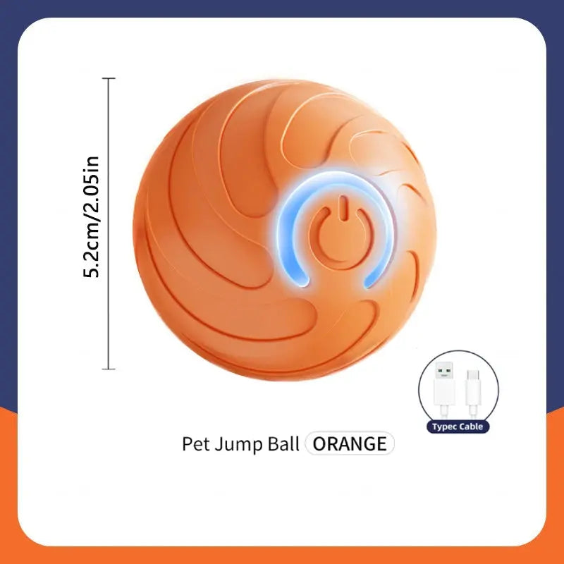 Smart Dog Toy Ball Electronic Interactive Pet Toy Moving Ball USB Automatic Moving Bouncing for Puppy Birthday Gift Cat Products Gazebo Pet Hub
