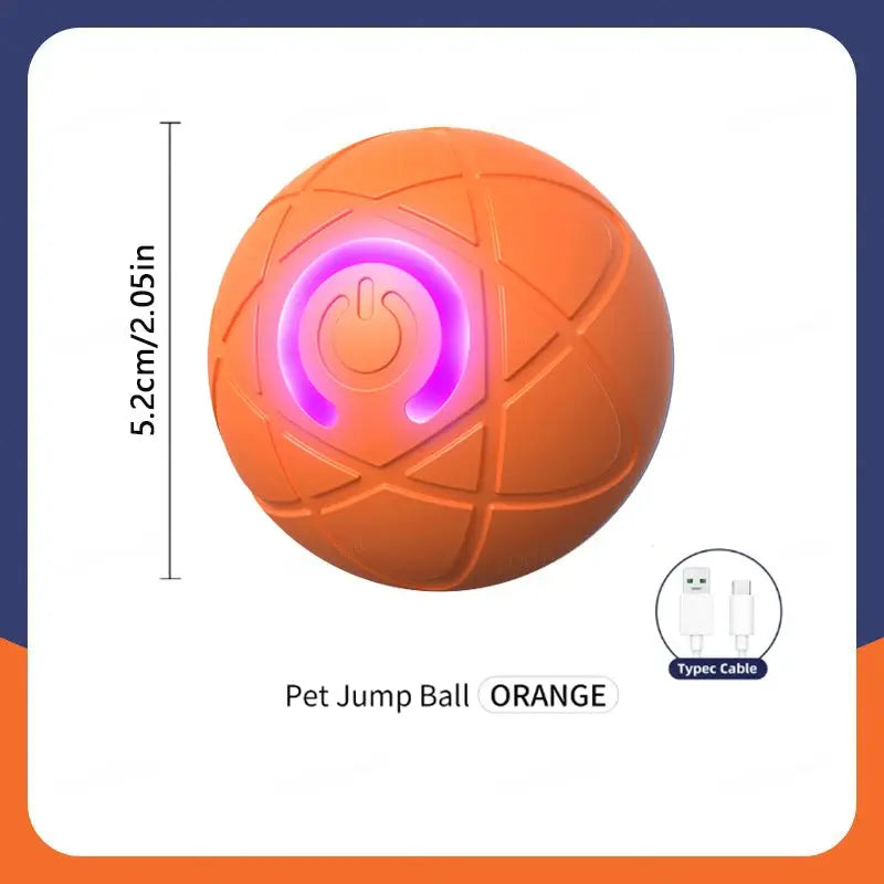 Smart Dog Toy Ball Electronic Interactive Pet Toy Moving Ball USB Automatic Moving Bouncing for Puppy Birthday Gift Cat Products Gazebo Pet Hub