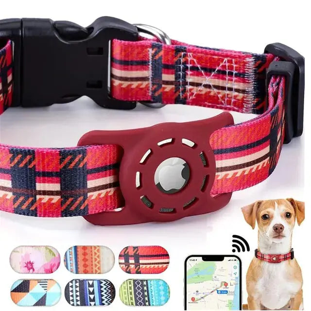 Digital Printing Collar for Apple Airtag - Pets Accessories Gazebo Digital Mart