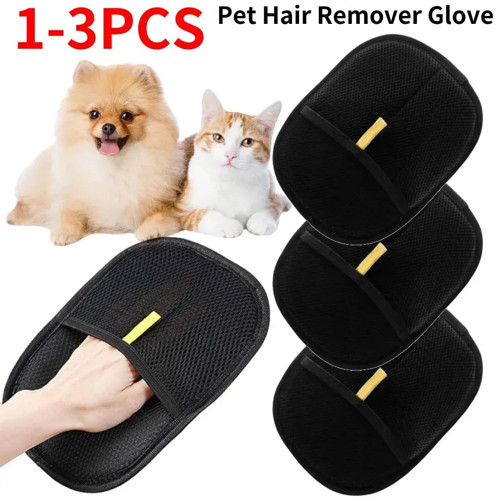 Cat Hair Cleaner Pet Gloves Household Hair Remover Cat Dog Hair Remover Brush Remover Hair Sticking Device Home Hair Scraper Gazebo Pet Hub