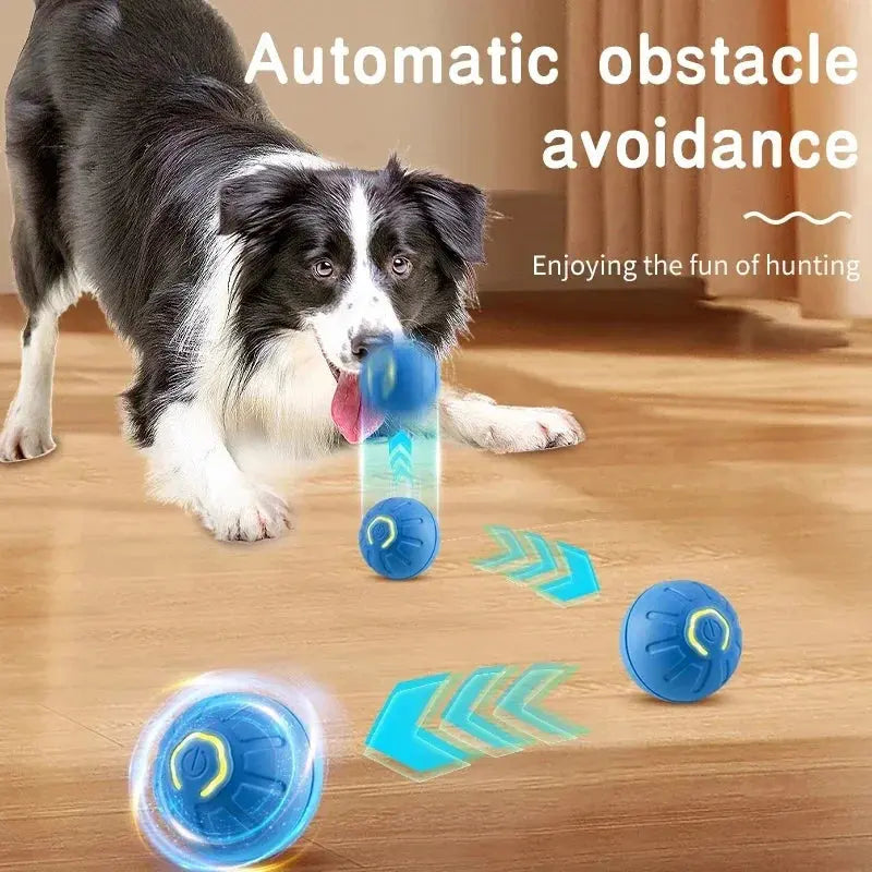 Smart Dog Toy Ball Electronic Interactive Pet Toy Moving Ball USB Automatic Moving Bouncing for Puppy Birthday Gift Cat Products Gazebo Pet Hub