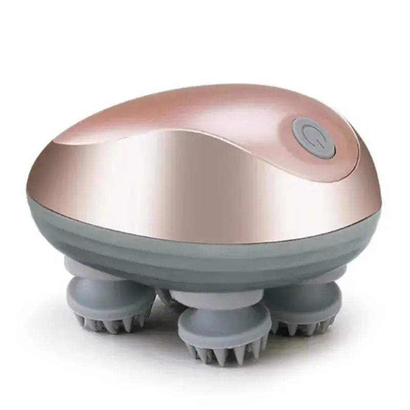 Cat Head Massager - Mini Handheld Electric Scalp Relaxation Tool with 3 Adjustable Settings Gazebo Pet Hub