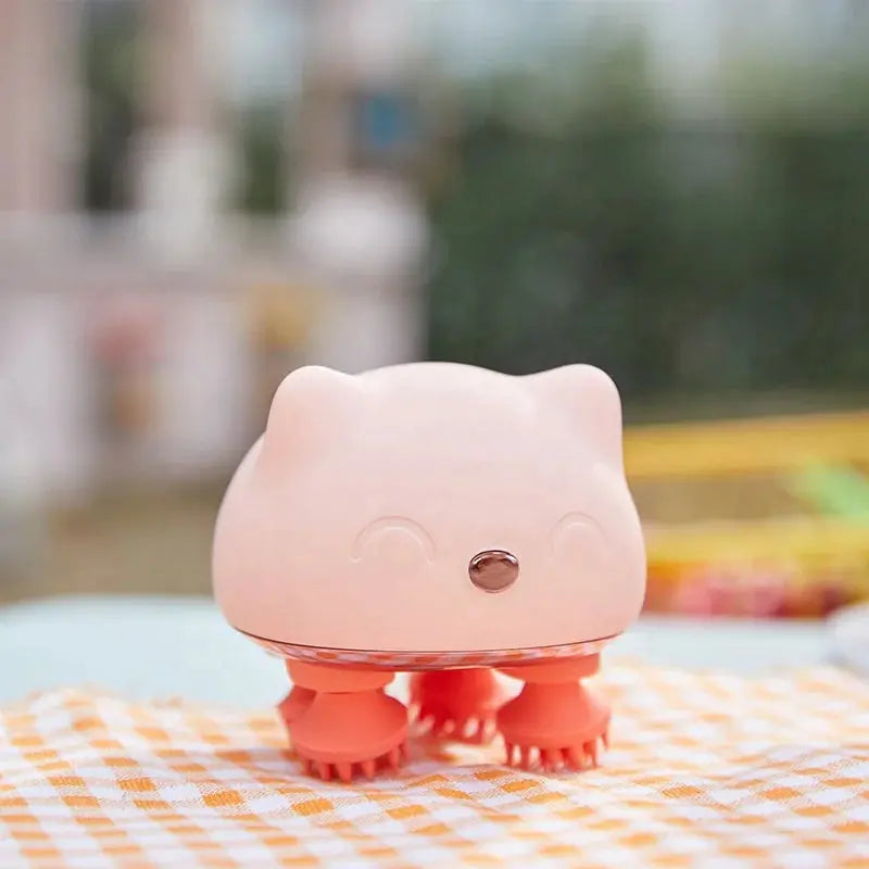 Automatic Rechargeable Electric Massager Human-Pet Dual Use Massager Cute styling Colorful Waterproof Massager Gazebo Pet Hub