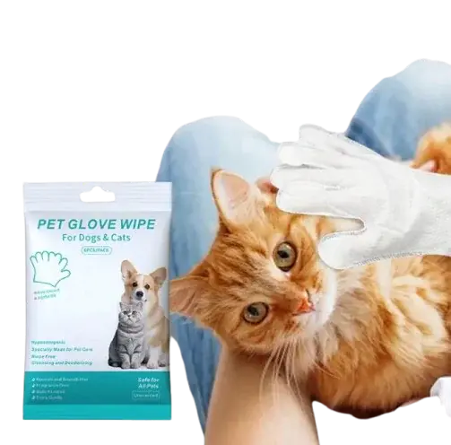 Pet Cleaning Gloves & Wipes Gazebo Digital Mart