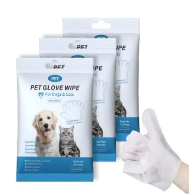 Pet Cleaning Gloves & Wipes Gazebo Digital Mart