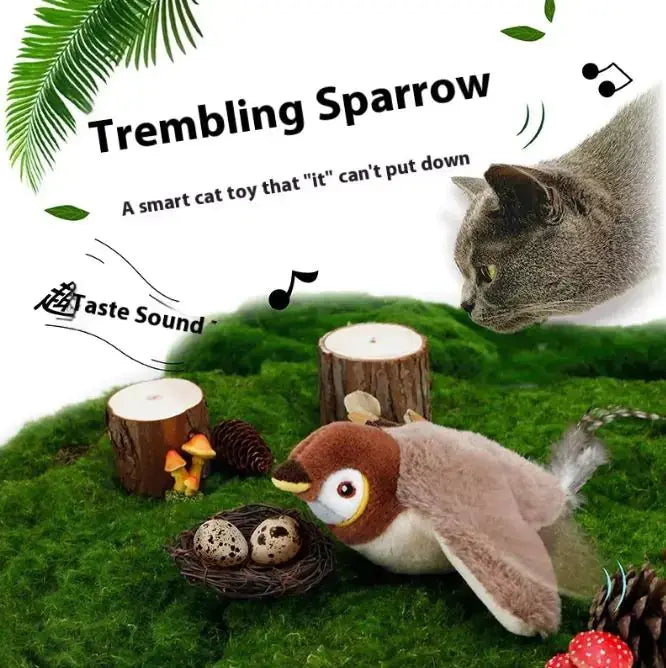 Flapping Bird Cat  Toy Gazebo Digital Mart